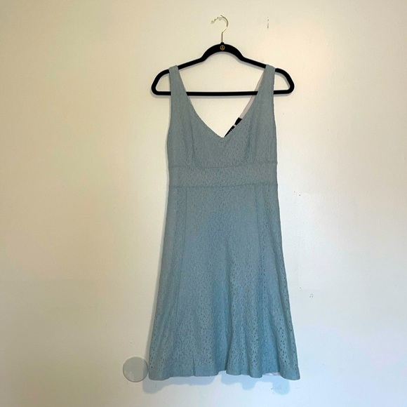 Axcess Liz Claiborne | Blue Mint A Line Mini Dress - Picture 1 of 10